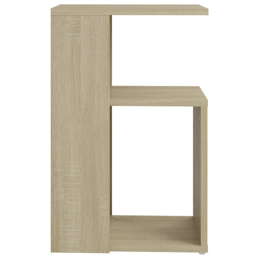 sidebord 36x30x56 cm konstrueret træ sonoma eg