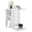 sidebord 50x30x50 cm konstrueret træ hvid