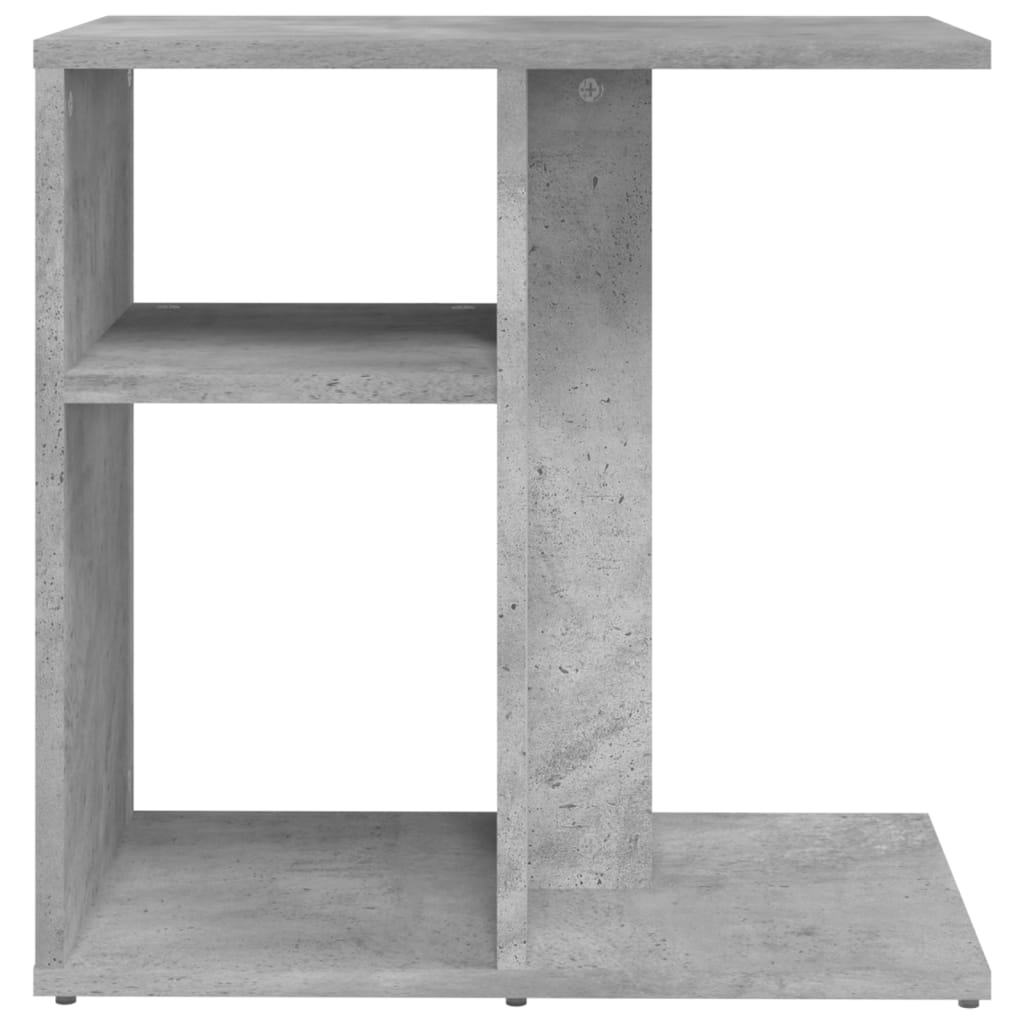 sidebord 50x30x50 cm konstrueret træ betongrå