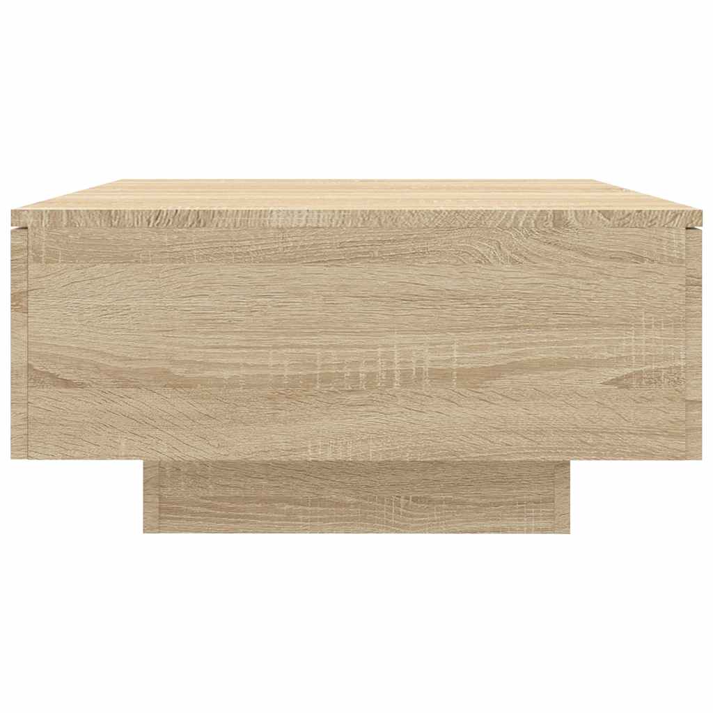 sofabord 90x60x31 cm konstrueret træ sonoma-eg