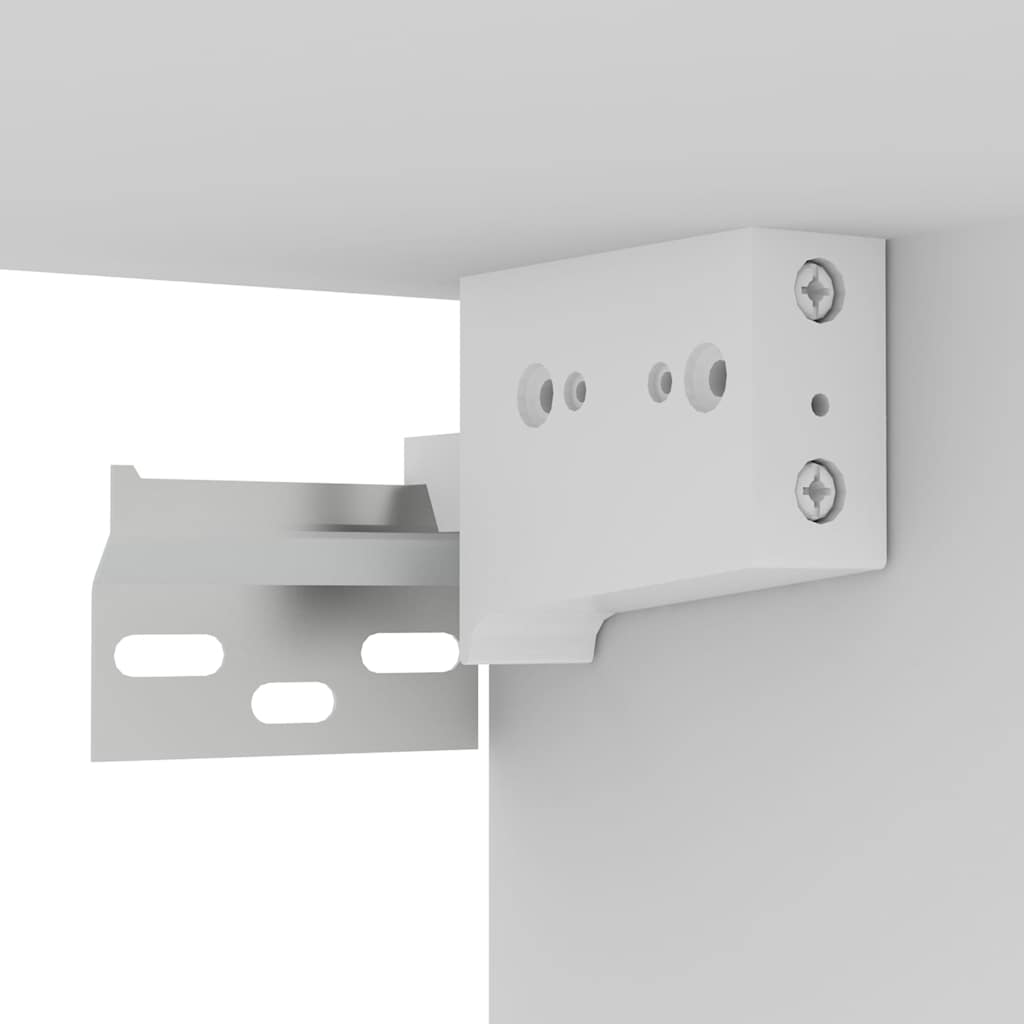 væghængt tv-skab 60x30x30 cm hvid