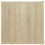 væghængte tv-skabe 2 stk. 60x30x30 cm sonoma-eg
