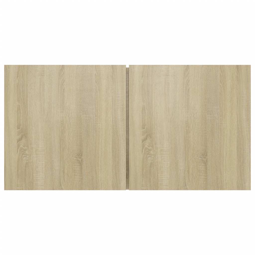væghængte tv-skabe 3 stk. 60x30x30 cm sonoma-eg