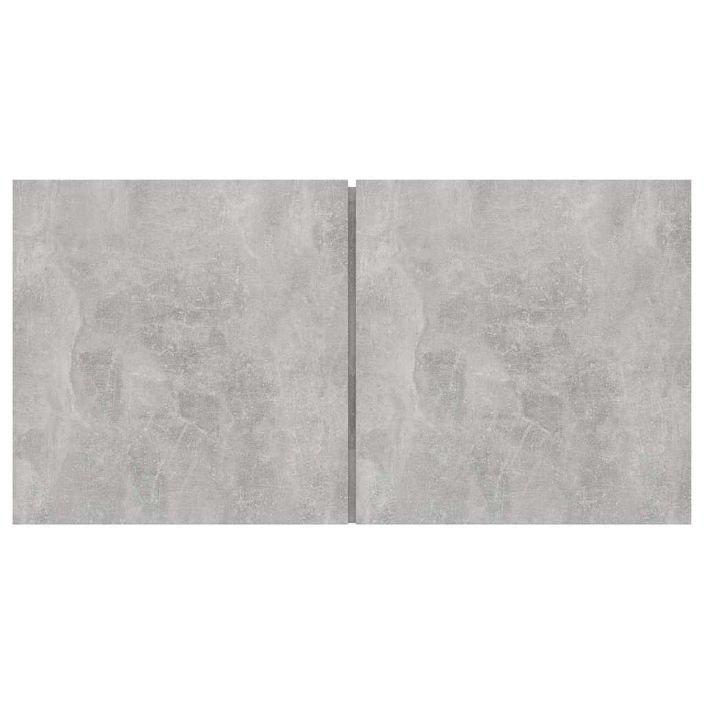 væghængte tv-skabe 2 stk. 60x30x30 cm betongrå
