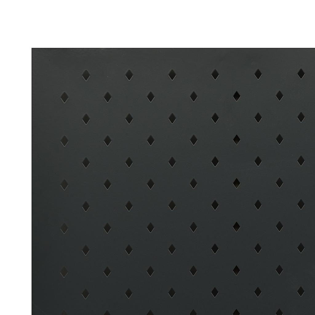 4-panels rumdeler 160x180 cm stål sort