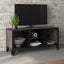 tv-skab 105x36x47 cm metal og MDF grå