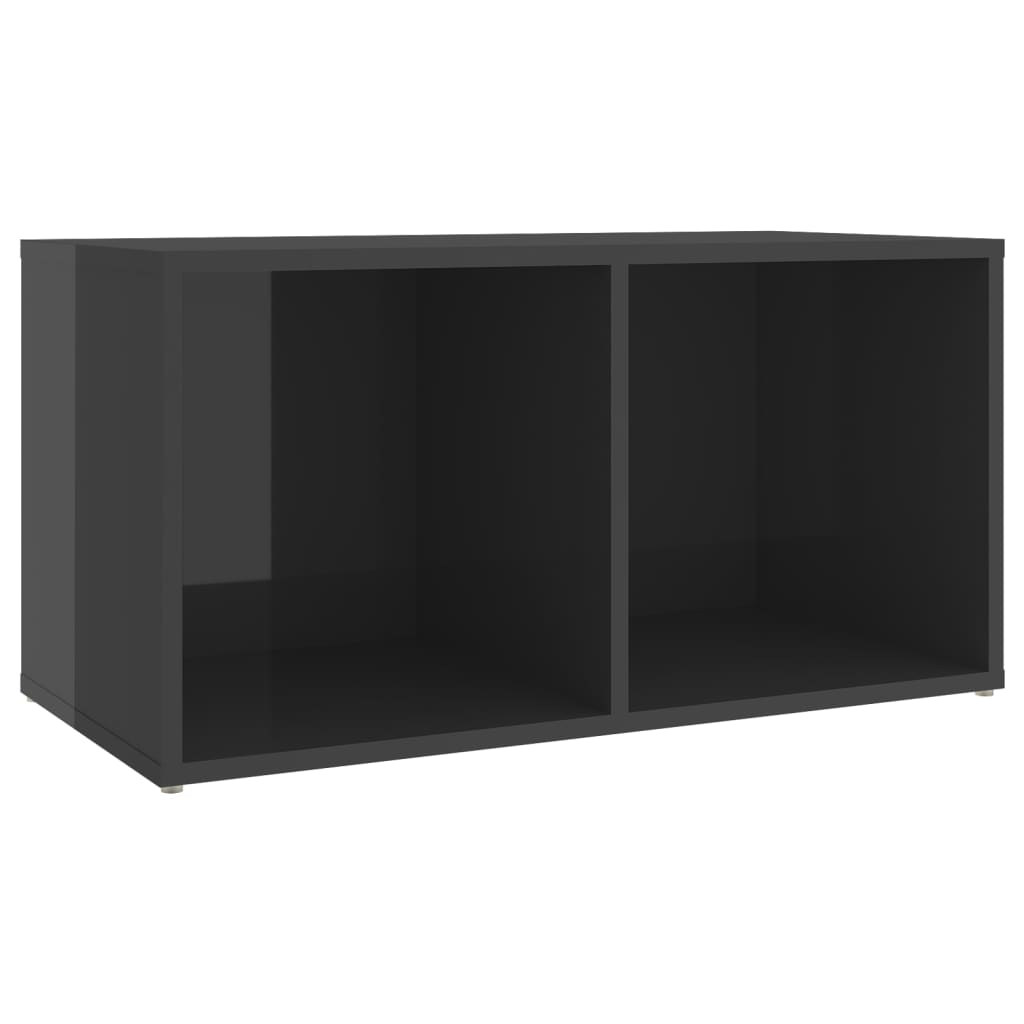 tv-skabe 2 stk. 72x35x36,5 cm konstrueret træ grå højglans