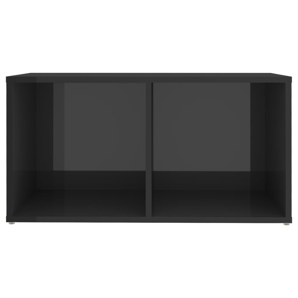 tv-skabe 2 stk. 72x35x36,5 cm konstrueret træ grå højglans