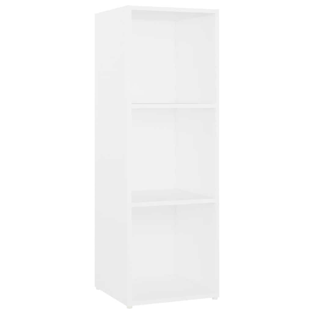 tv-skabe 2 stk. 107x35x37 cm konstrueret træ hvid