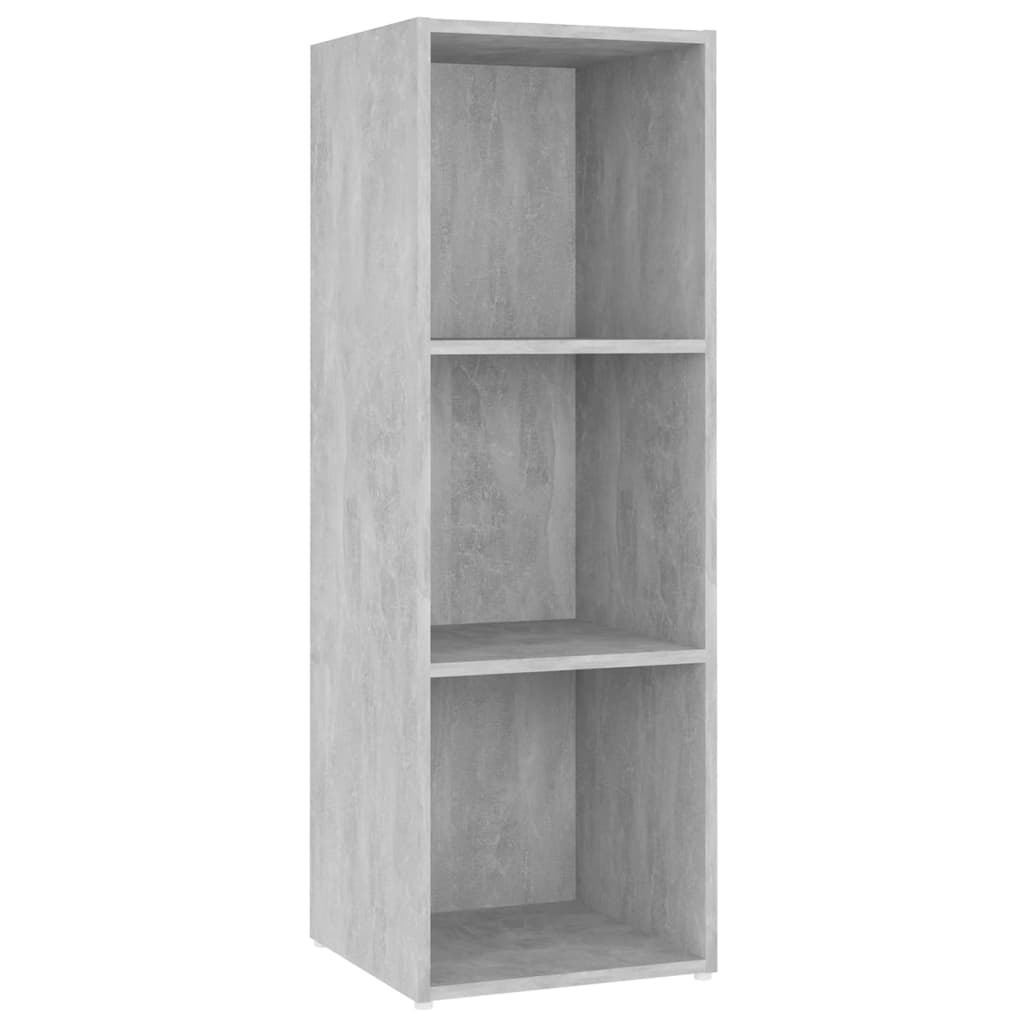 tv-skabe 3 stk. 107x35x37 cm konstrueret træ betongrå