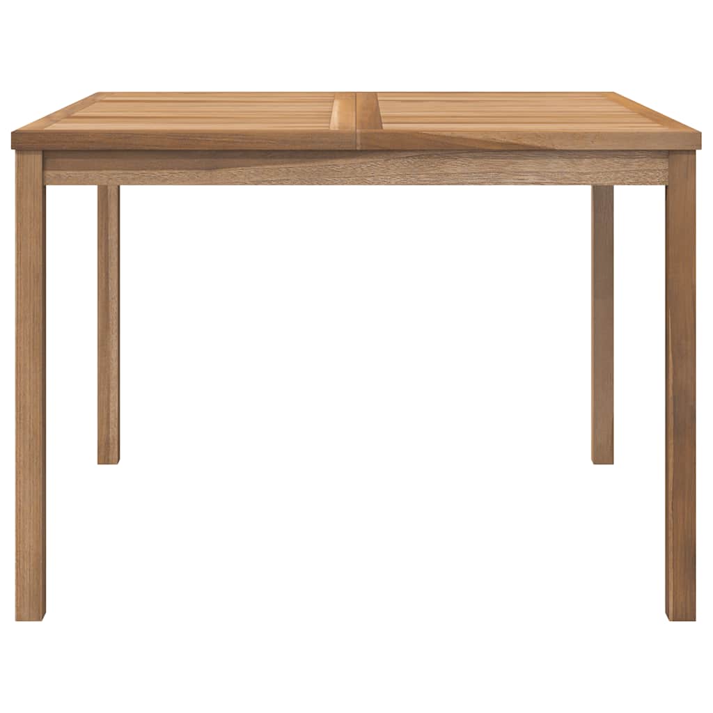 havebord 110x110x77 cm massivt teaktræ