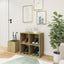 skoskab 105x35,5x70 cm konstrueret træ sonoma-eg