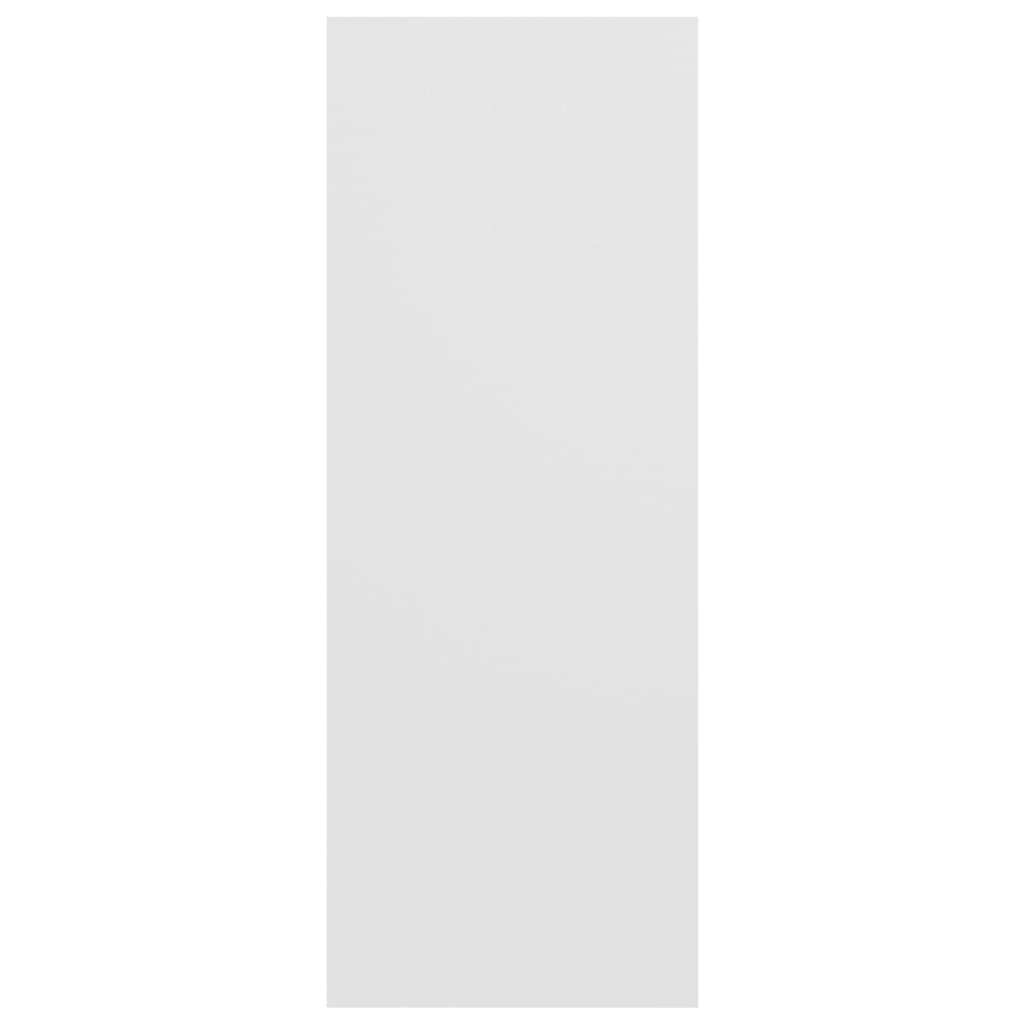 konsolbord 105x30x80 cm konstrueret træ hvid