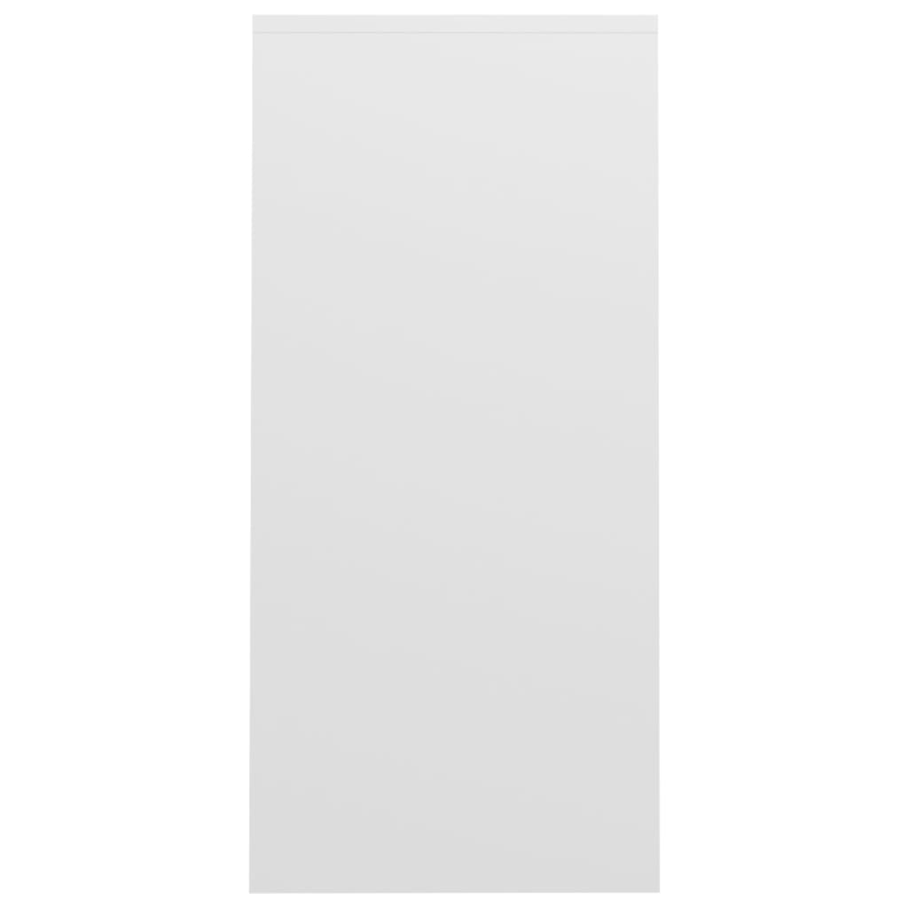 skrivebord 102,5x35x75 cm konstrueret træ hvid