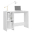 skrivebord 102,5x35x75 cm konstrueret træ hvid