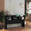 skænk 105x30x70 cm konstrueret træ sort