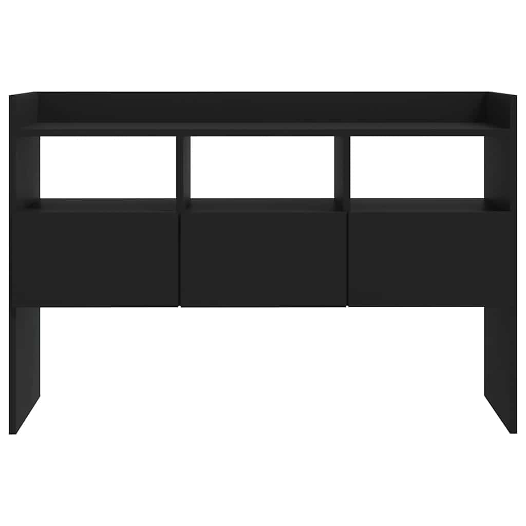 skænk 105x30x70 cm konstrueret træ sort