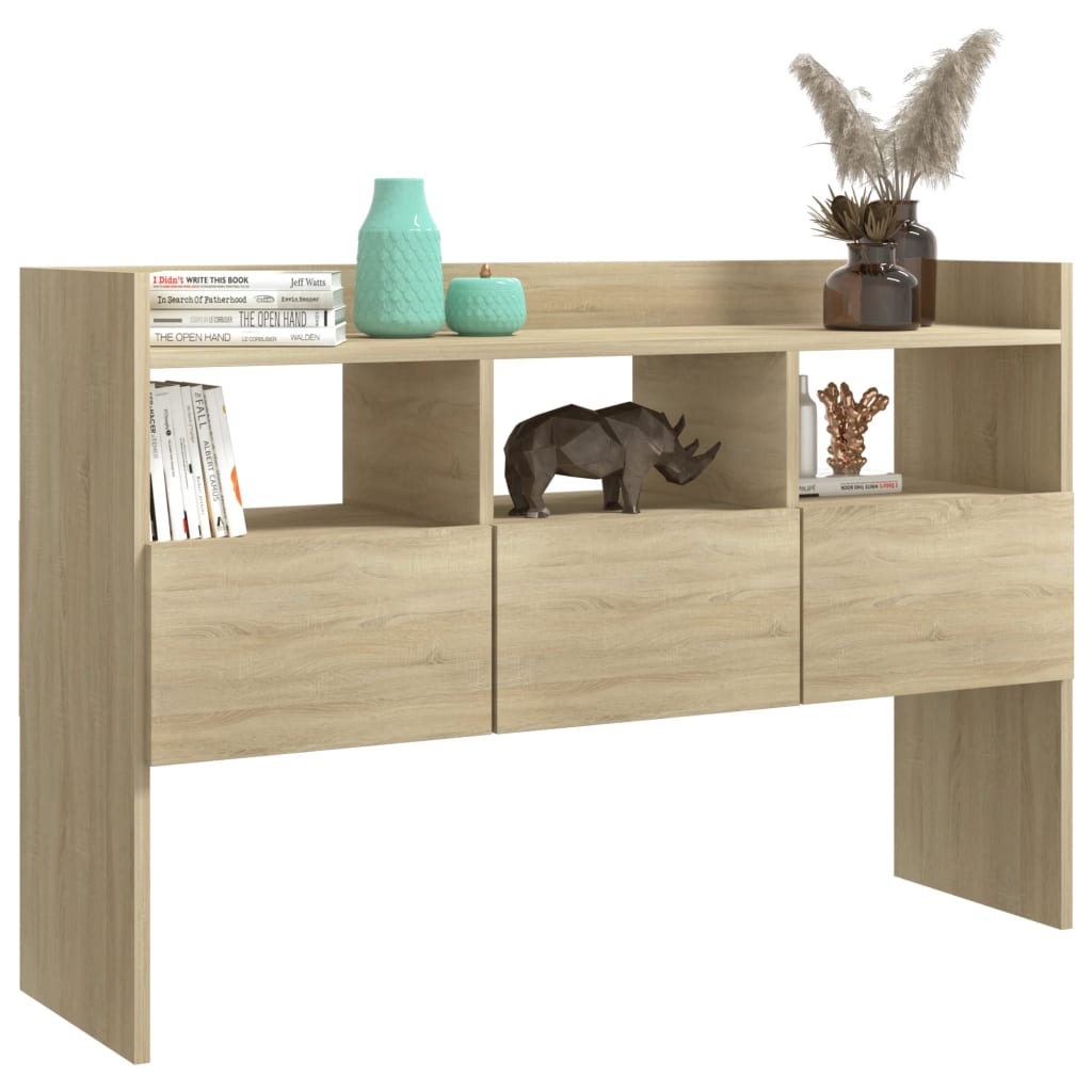 skænk 105x30x70 cm konstrueret træ sonoma-eg