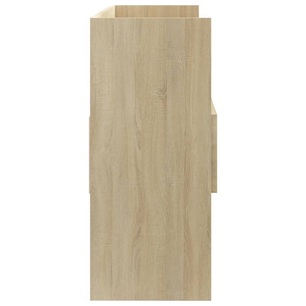skænk 105x30x70 cm konstrueret træ sonoma-eg