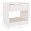 sengeborde 2 stk. 40x31x40 cm massivt fyrretræ hvid