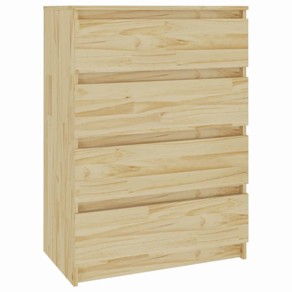 kommode 60x36x84 cm massivt fyrretræ