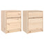 sengeborde 2 stk. 40x31x50 cm massivt fyrretræ