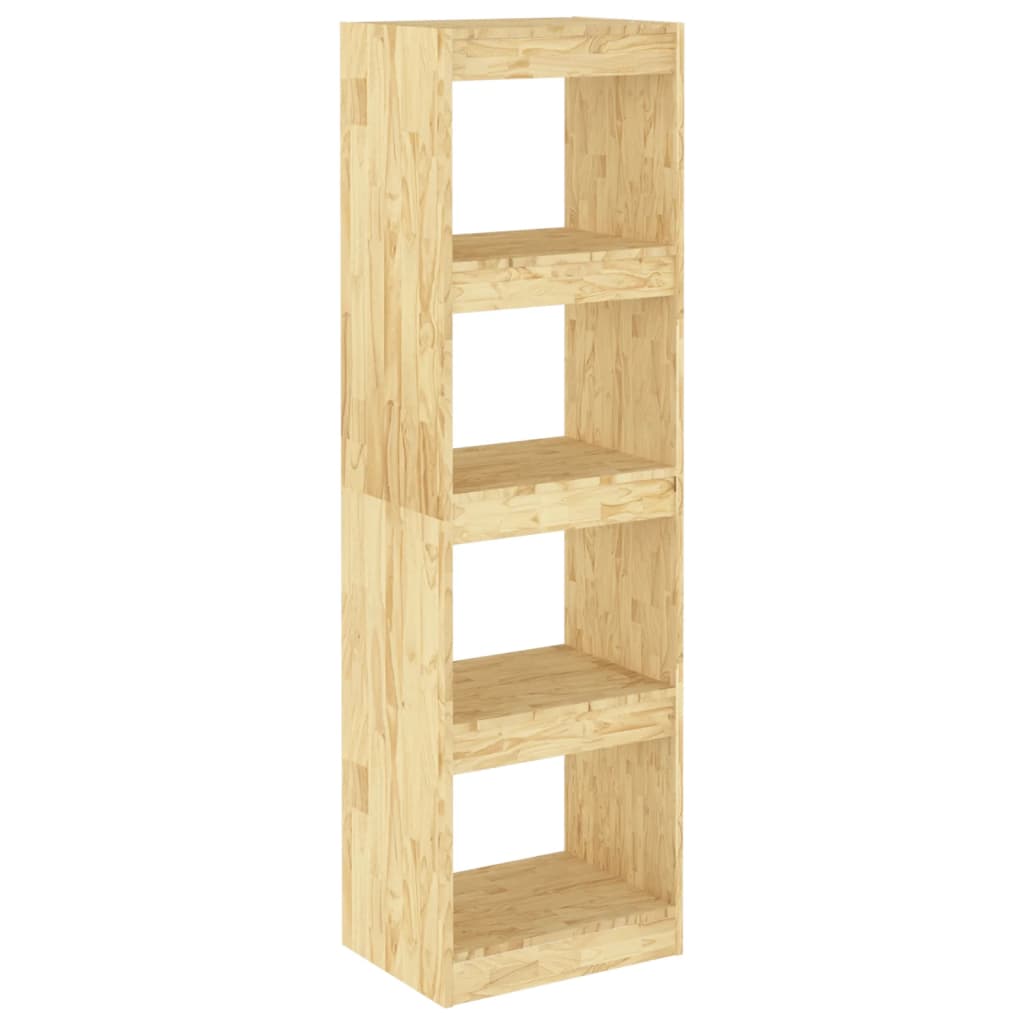 bogreol/rumdeler 40x30x135,5 cm massivt fyrretræ