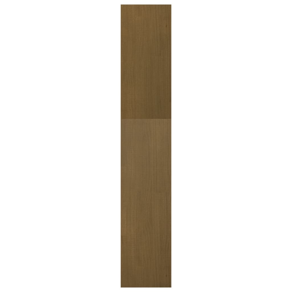 bogreol/rumdeler 40x30x167,5 cm massivt fyrretræ gyldenbrun