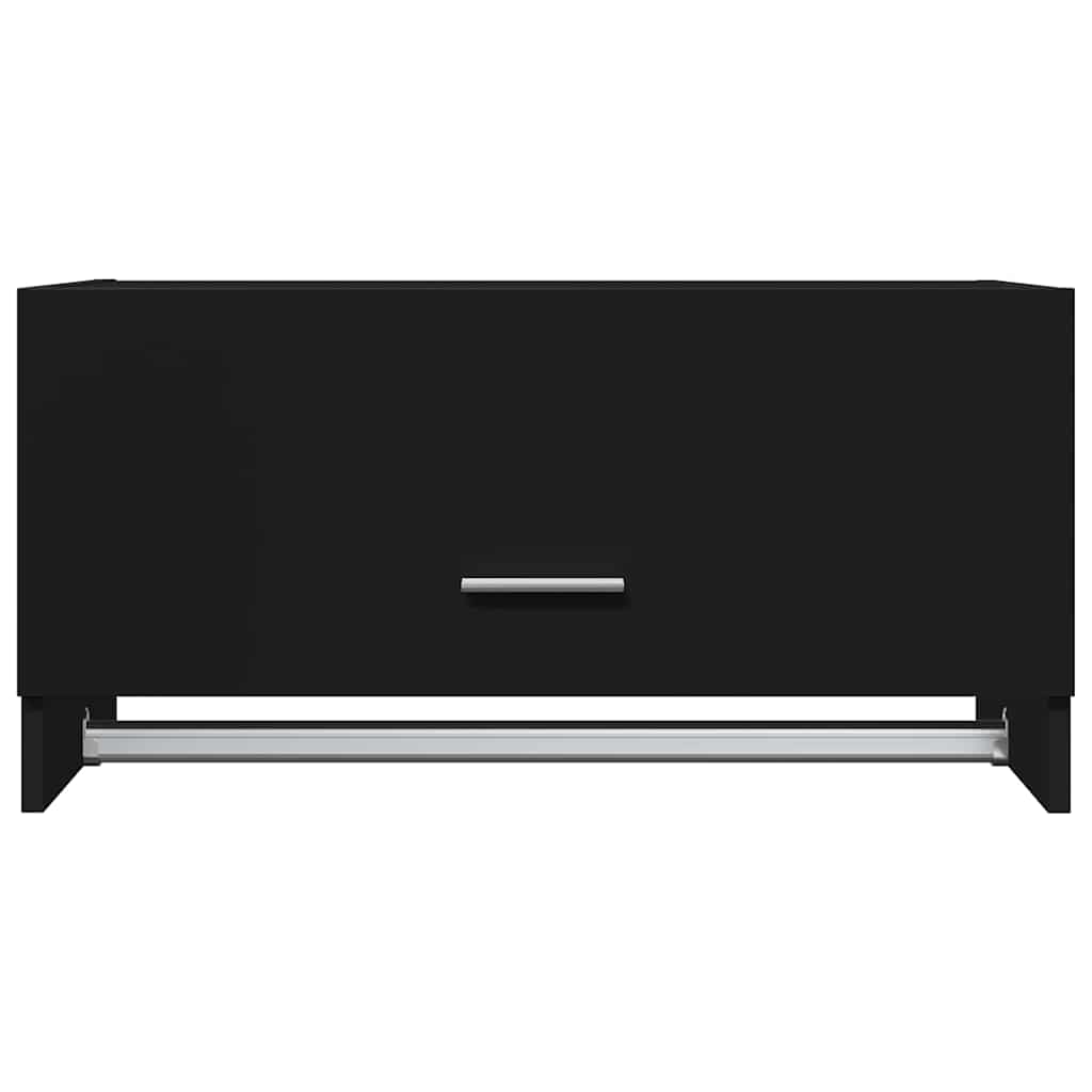 garderobe 70x32,5x35 cm konstrueret træ sort