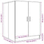 vaskemaskineskab 71x71,5x91,5 cm hvid