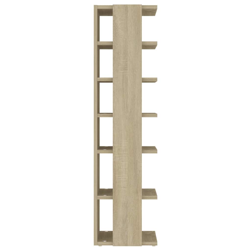 skoskabe 2 stk. 27,5x27x102 cm sonoma-eg