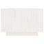 sofabord 110x50x33,5 cm massivt fyrretræ hvid