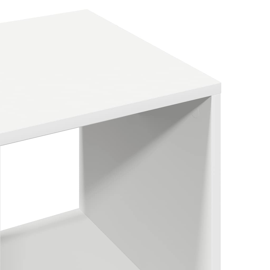 klædeskab 80x40x110 cm konstrueret træ hvid