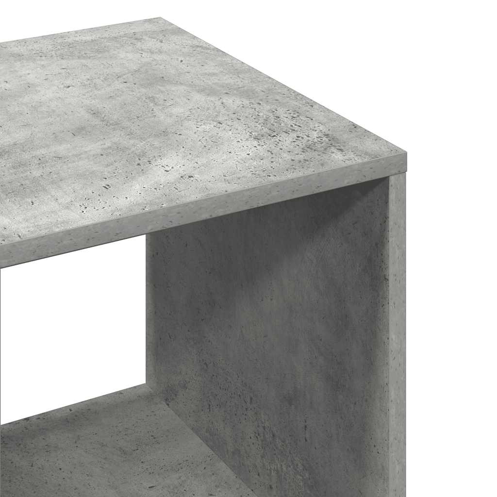 klædeskab 80x40x110 cm konstrueret træ betongrå