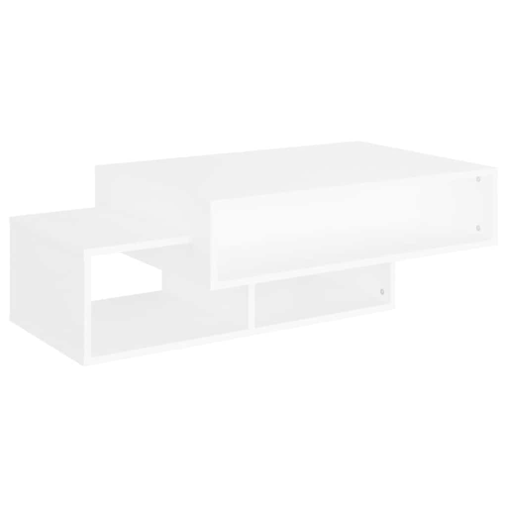 sofabord 105x55x32 cm konstrueret træ hvid