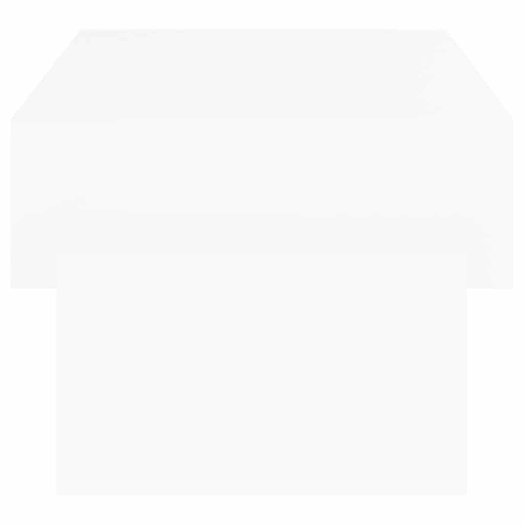 sofabord 105x55x32 cm konstrueret træ hvid