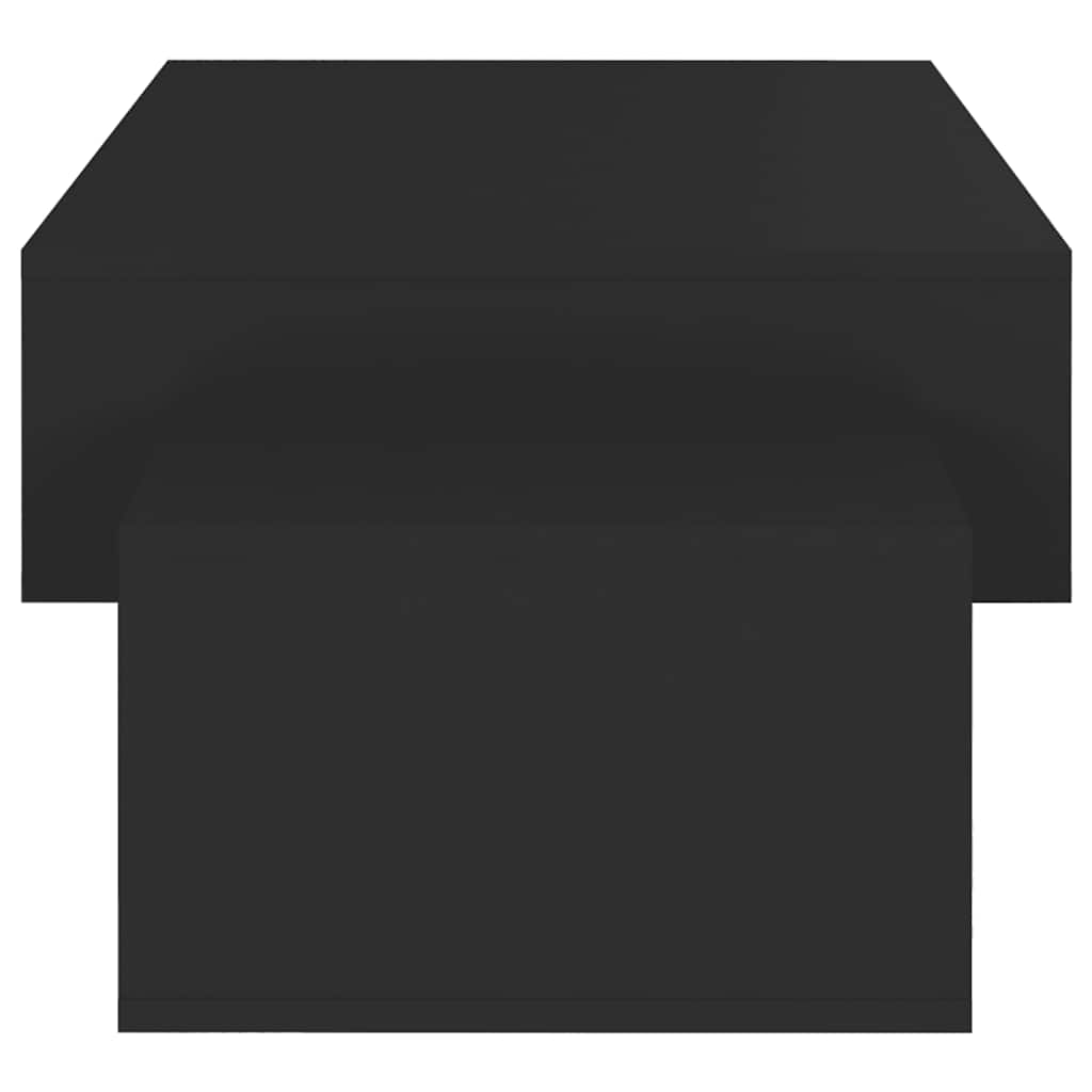 sofabord 105x55x32 cm konstrueret træ sort
