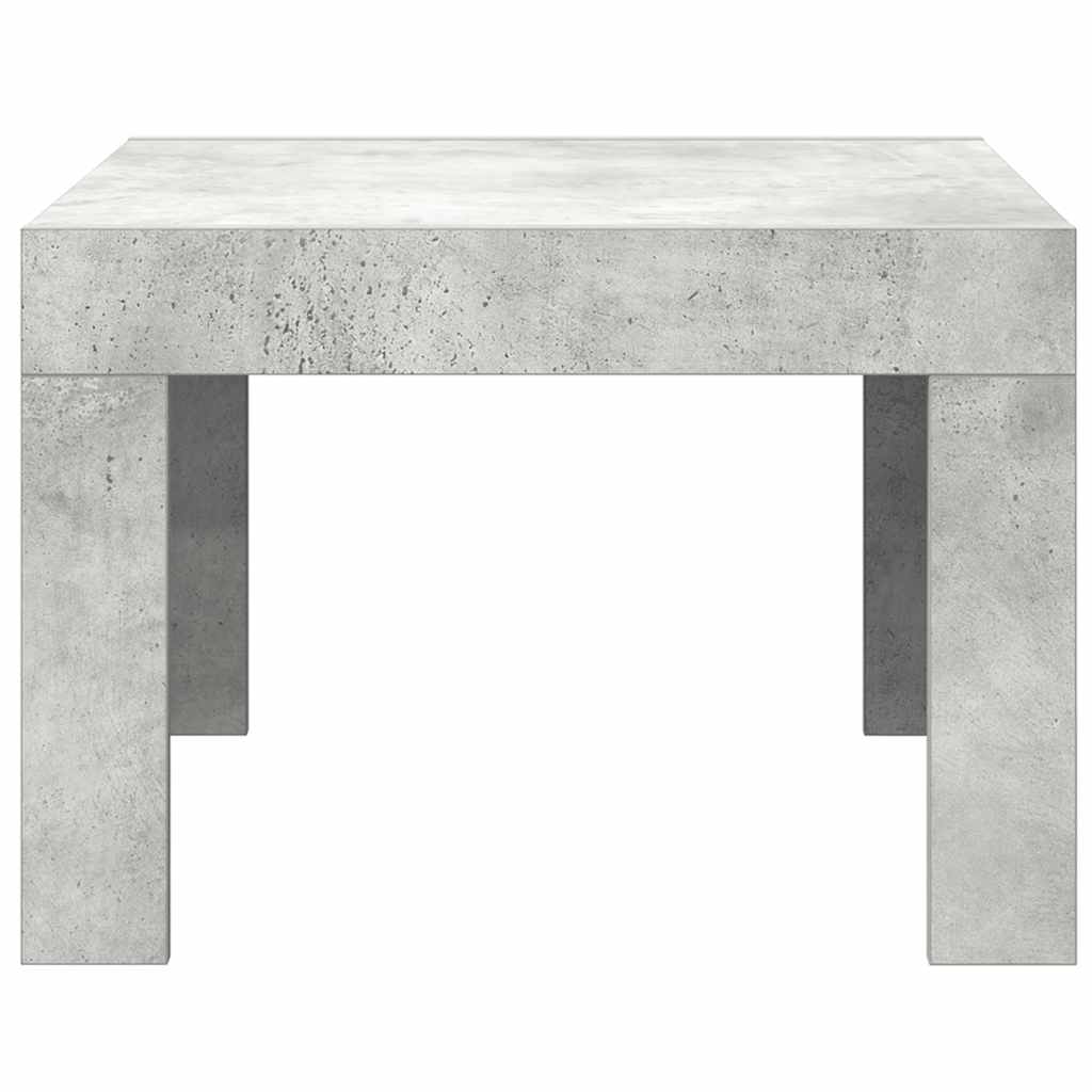 sofabord 50x50x35 cm konstrueret træ betongrå