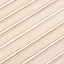 Louvrede døre med dør 4 stk. Naturfarvet 39,5 x 39,4 cm