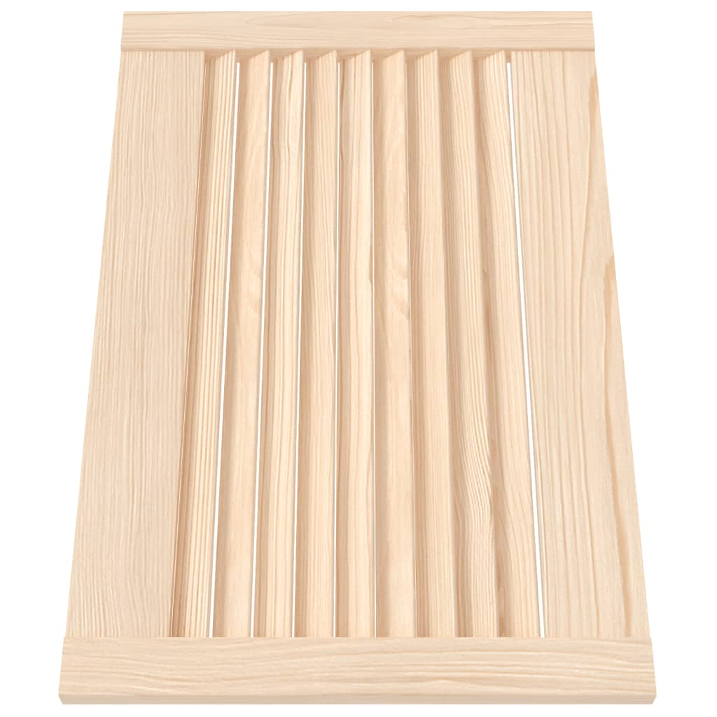 skabslåge 39,5x59,4 cm lameldesign massivt fyrretræ