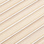 Louvrede døre 4 stk. Naturfarvet 69 x 49,4 cm Massivt fyrretræ