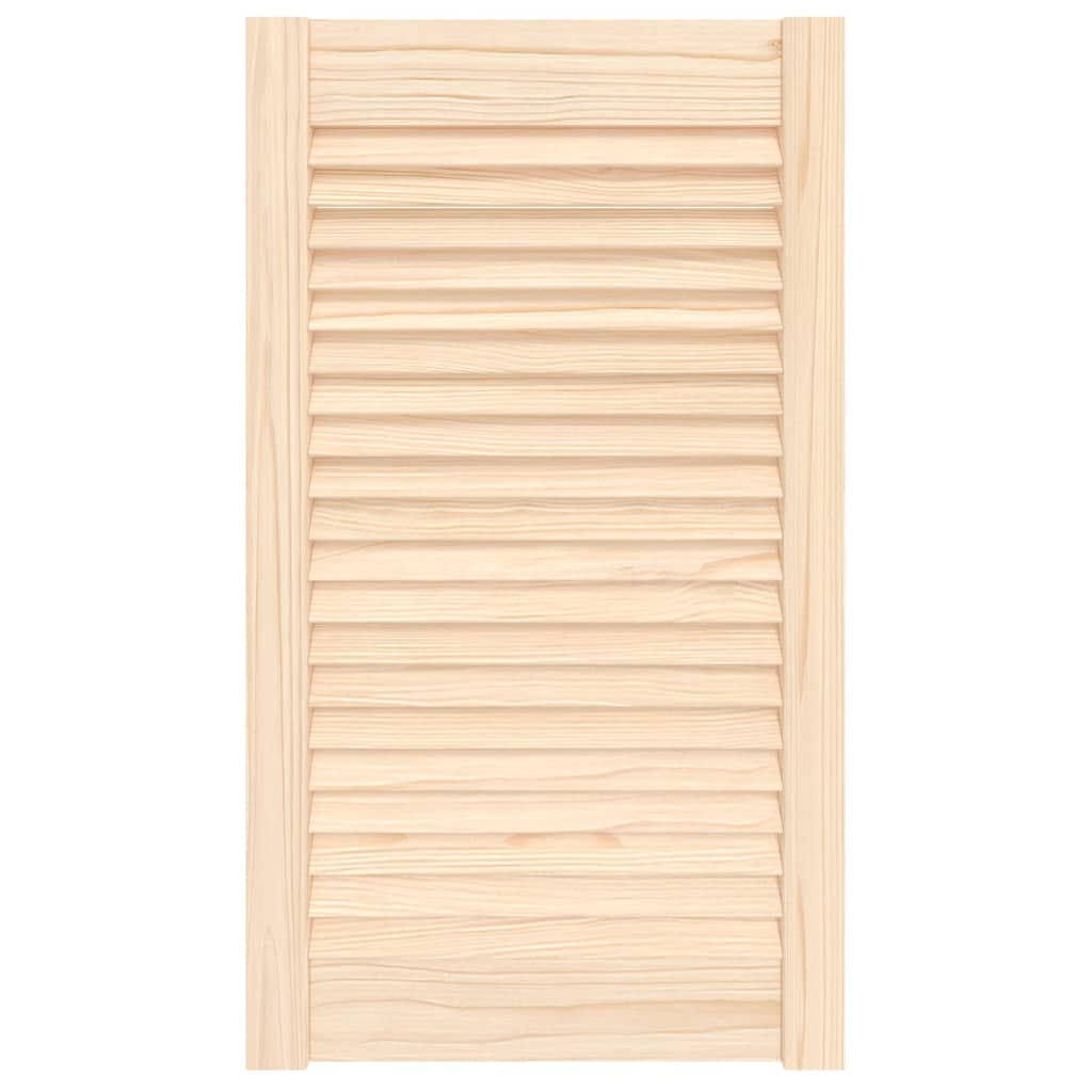 skabslåge 69x39,4 cm lameldesign massivt fyrretræ