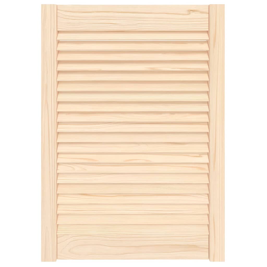 skabslåge 69x49,4 cm lameldesign massivt fyrretræ