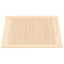 Louvrede døre 2 stk. Naturfarvet 69 x 49,4 cm Massivt fyrretræ