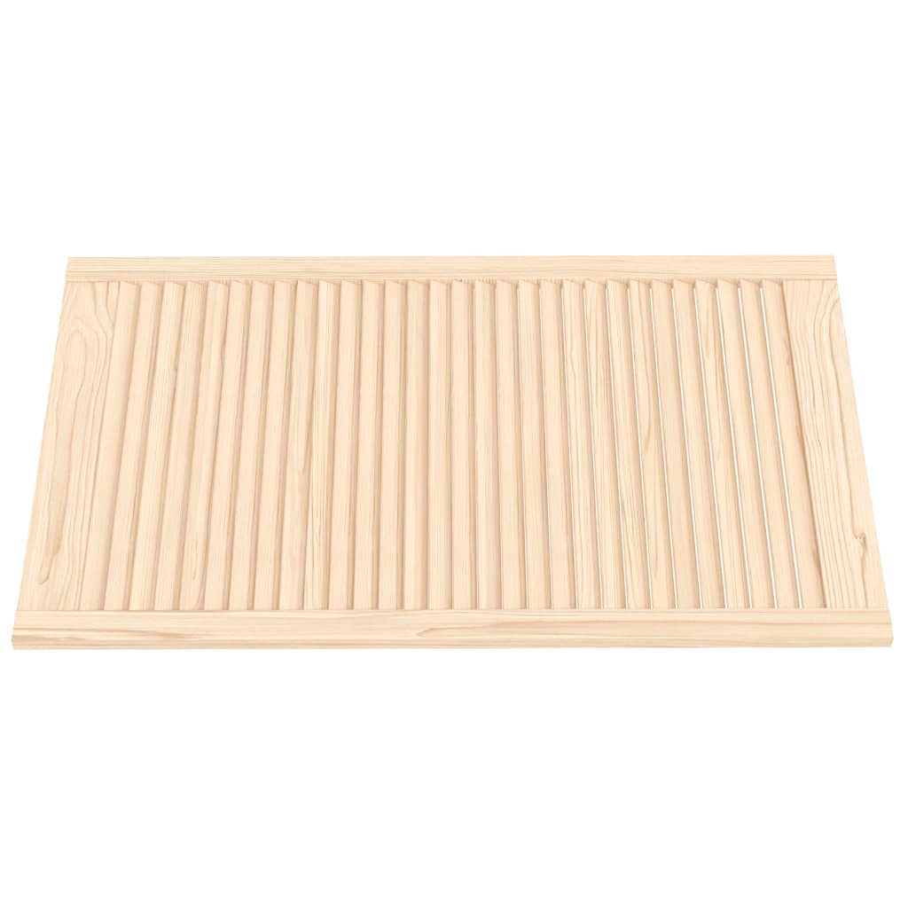 skabslåge 99,3x59,4 cm lameldesign massivt fyrretræ