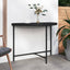 havebord 100x50x75 cm polyrattan sort