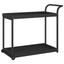 barvogn 100x45x83 cm polyrattan sort