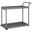 barvogn 100x45x83 cm polyrattan grå