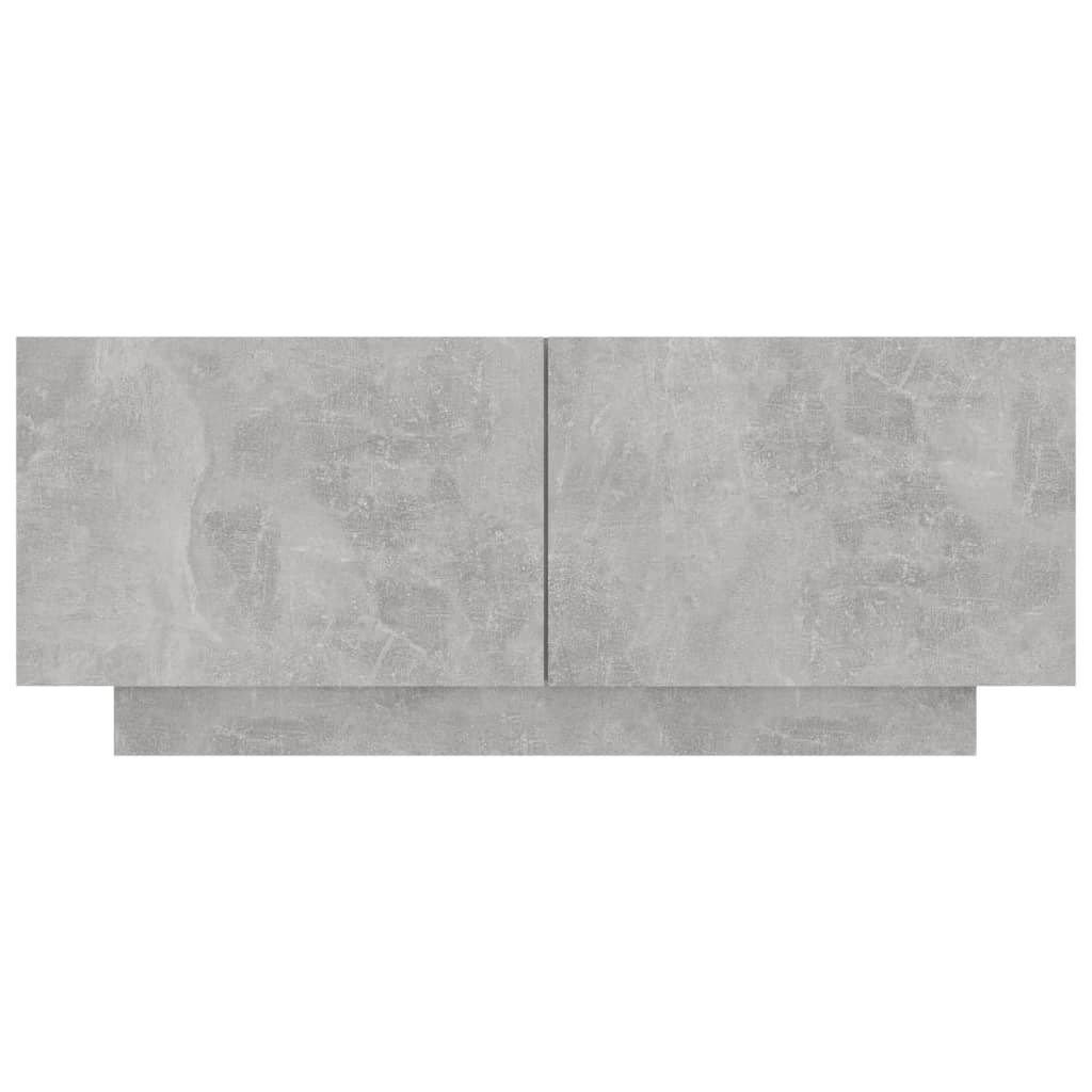 sengeskab 100x35x40 cm konstrueret træ betongrå