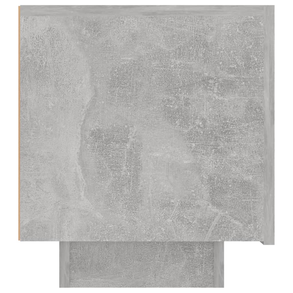 sengeskab 100x35x40 cm konstrueret træ betongrå